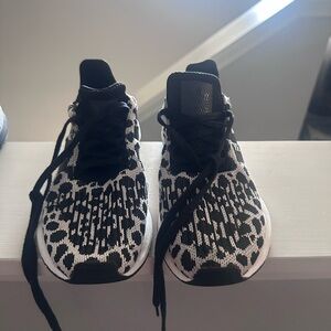 adidas Black and White Patterned Sneakers